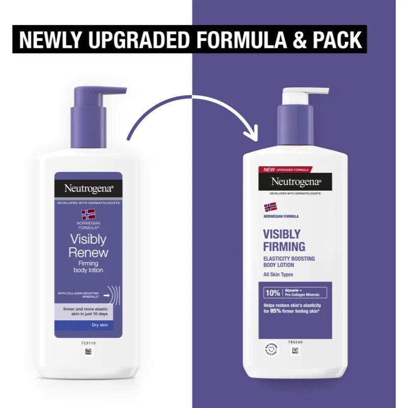 Neutrogena Norská receptura® Visibly Renew zpevňující tělové mléko 400 ml