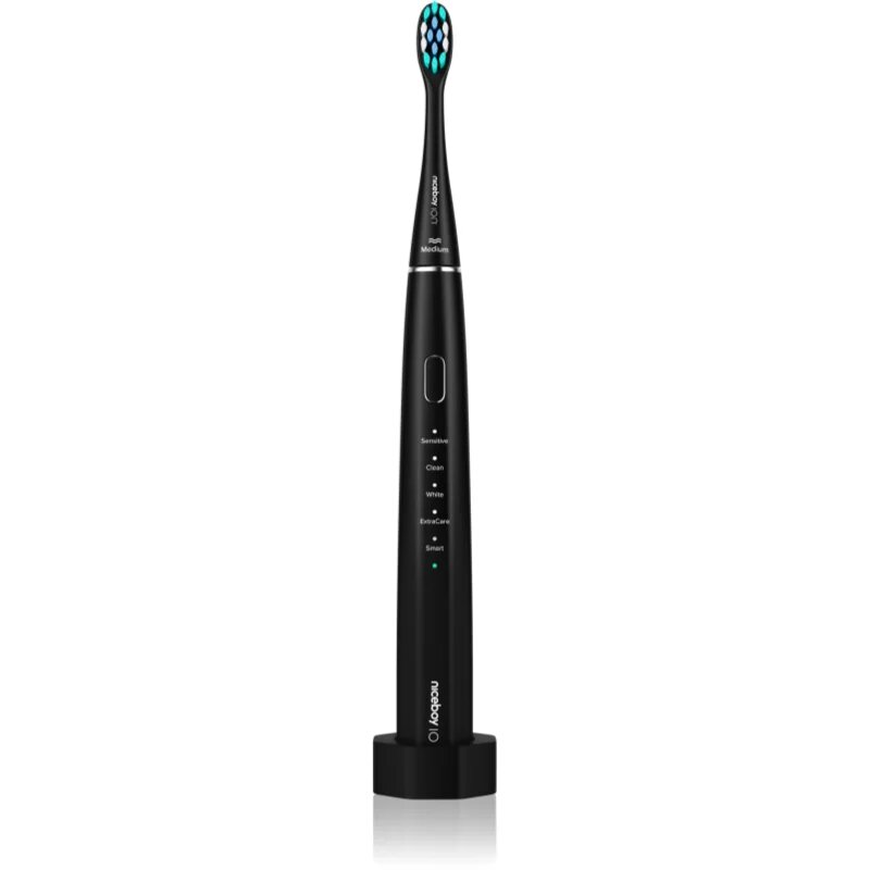 Niceboy ION Sonic sonický elektrický zubní kartáček s pouzdrem Black 1 ks