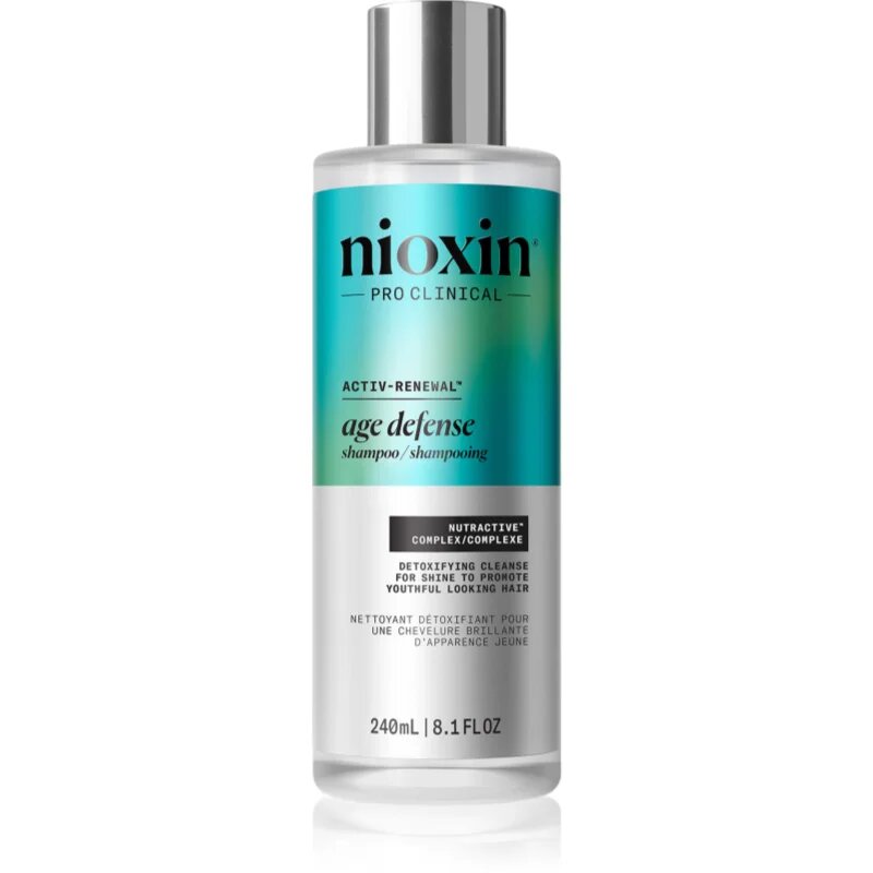 Nioxin Age defense Shampoo šampon proti stárnutí pro všechny typy vlasů 240 ml