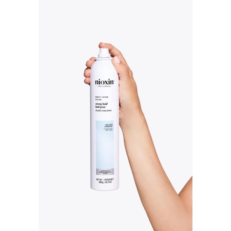 Nioxin Density Defend Styling Strong Hold Hairspray lak na vlasy pro dokonalý objem 300 ml