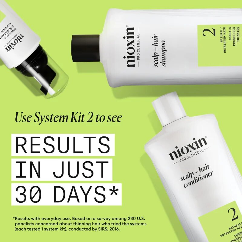 Nioxin System 2 Scalp + Hair Shampoo šampon proti řídnutí vlasů 1000 ml