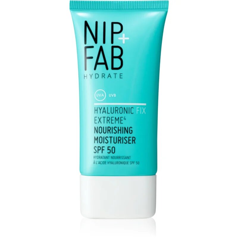 NIP+FAB Hyaluronic Fix Extreme4 hydratační pleťový krém SPF 50 50 ml