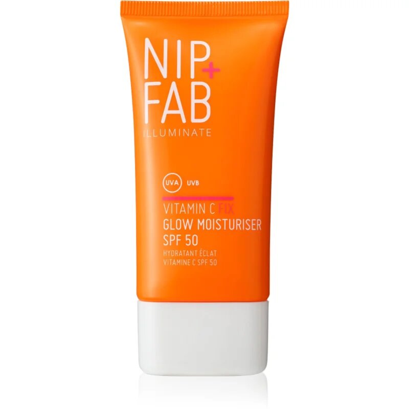 NIP+FAB Vitamin C Fix Glow Moisturiser rozjasňující pleťový krém SPF 50 50 ml