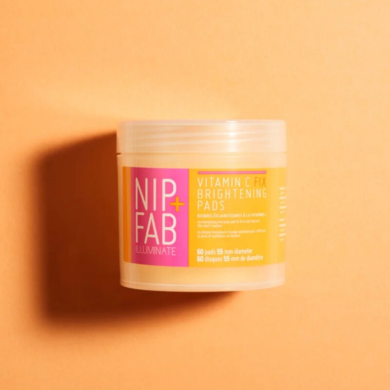 NIP+FAB Vitamin C Fix rozjasňující pleťové tampónky 60 ks
