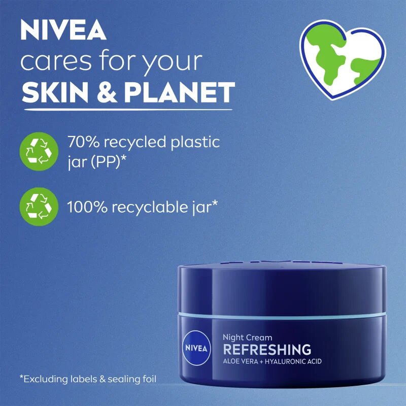Nivea 24 h Moisture regenerační noční krém 50 ml
