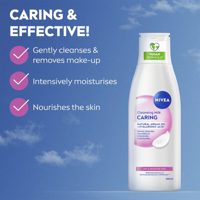 Nivea Almond Oil čisticí mléko s mandlovým olejem 200 ml