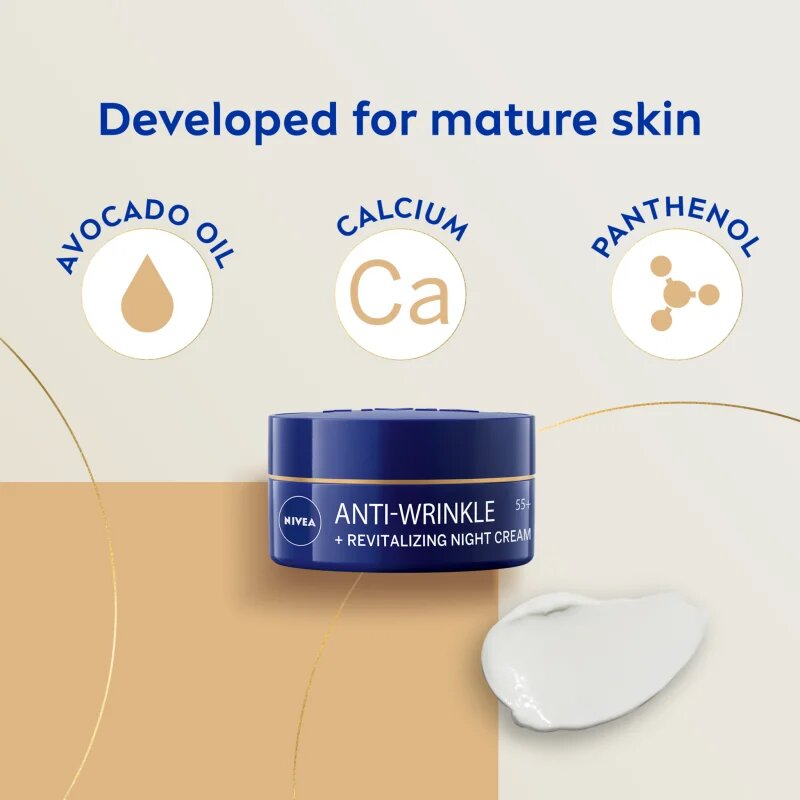 Nivea Anti-Wrinkle Revitalizing výhodné balení proti vráskám 55+