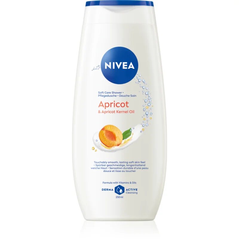 Nivea Apricot & Apricot Seed Oil pečující sprchový gel 250 ml