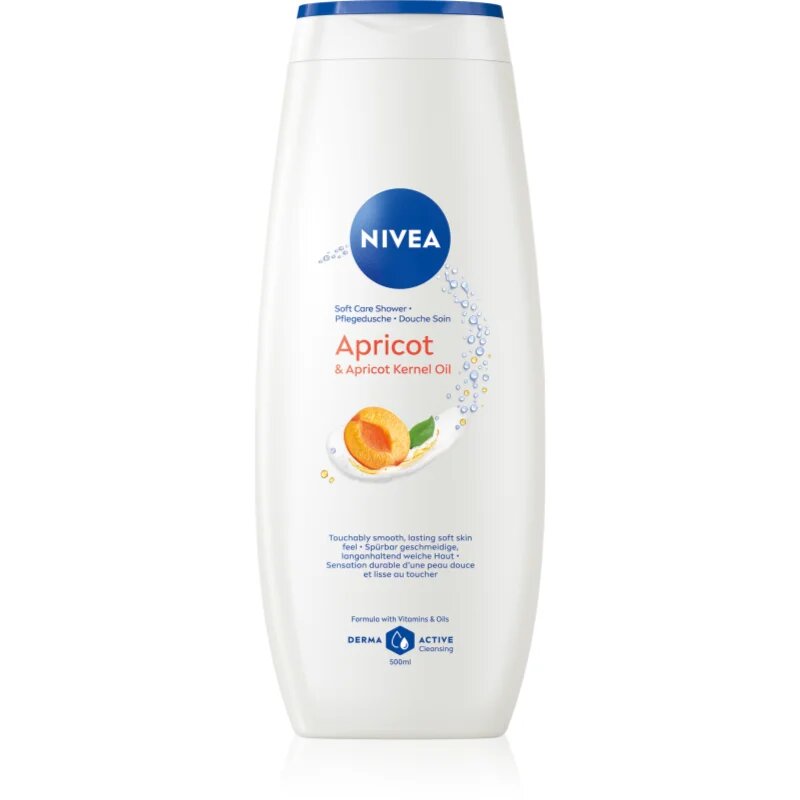 Nivea Apricot & Apricot Seed Oil pečující sprchový gel 500 ml