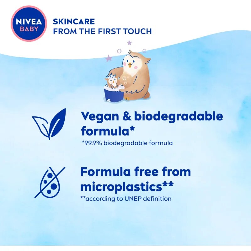 Nivea BABY Bed Time sprchový gel na tělo a vlasy 200 ml