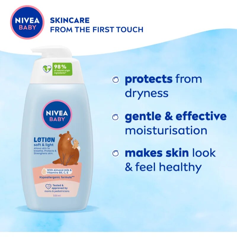 Nivea BABY hydratační tělové mléko 500 ml