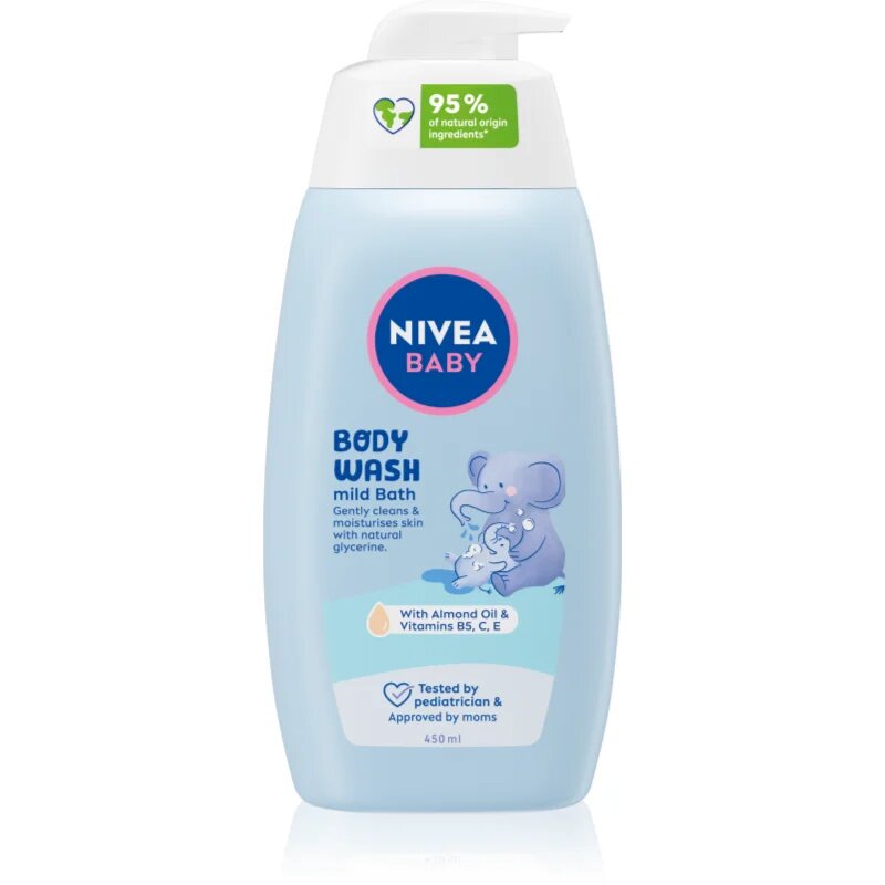 Nivea BABY jemný sprchový gel 450 ml