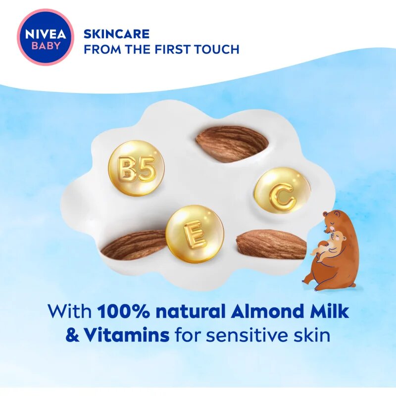 Nivea BABY masážní olej 200 ml