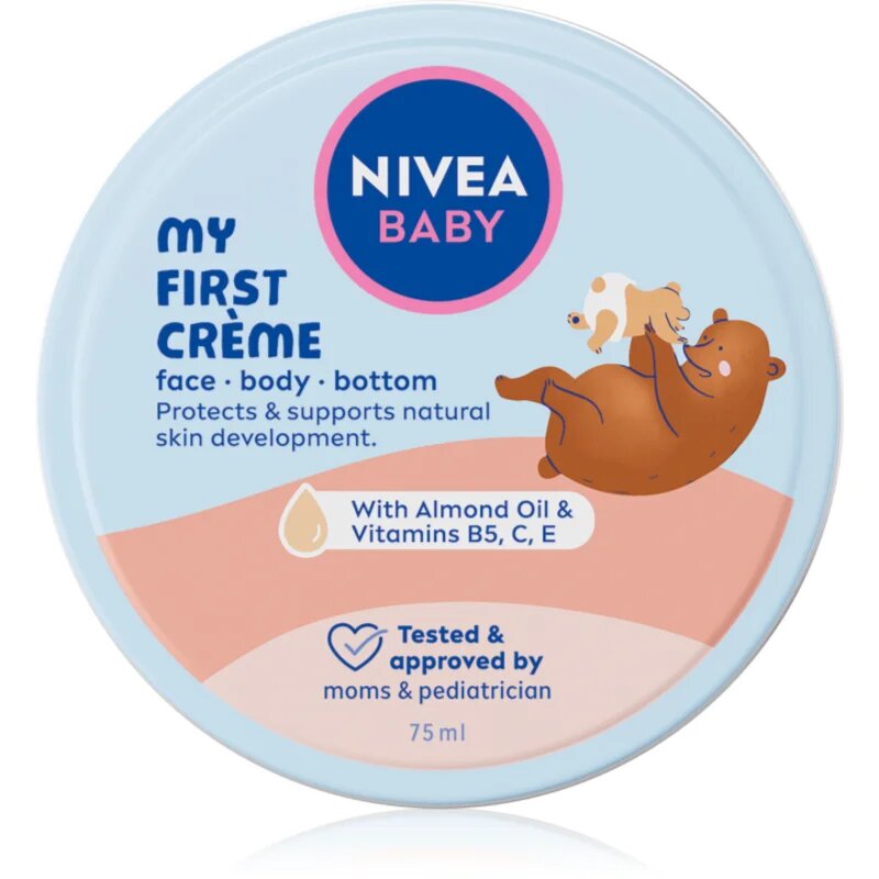 Nivea BABY multifunkční krém na obličej a tělo 75 ml