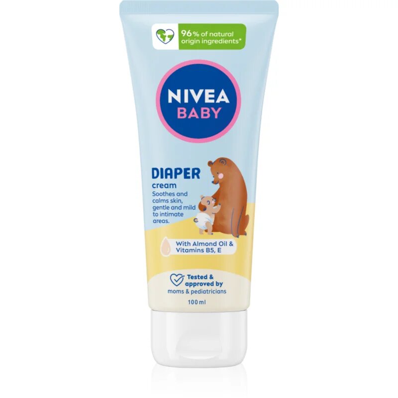 Nivea BABY ochranný krém na každodenní péči o zadeček 100 ml
