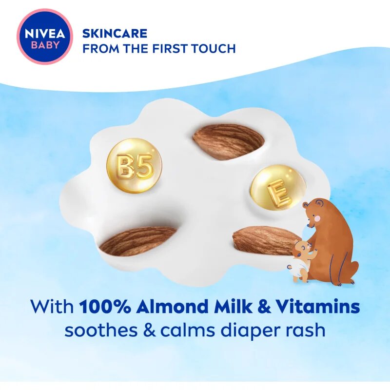 Nivea BABY ochranný krém na každodenní péči o zadeček 100 ml