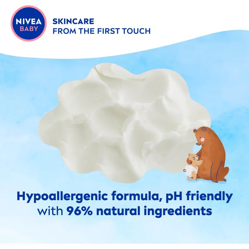 Nivea BABY ochranný krém na každodenní péči o zadeček 100 ml