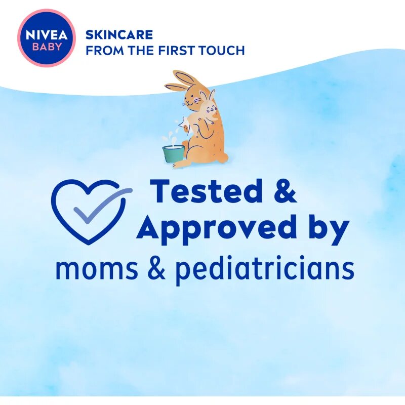 Nivea BABY Pure Water osvěžující vlhčené ubrousky 57 ks