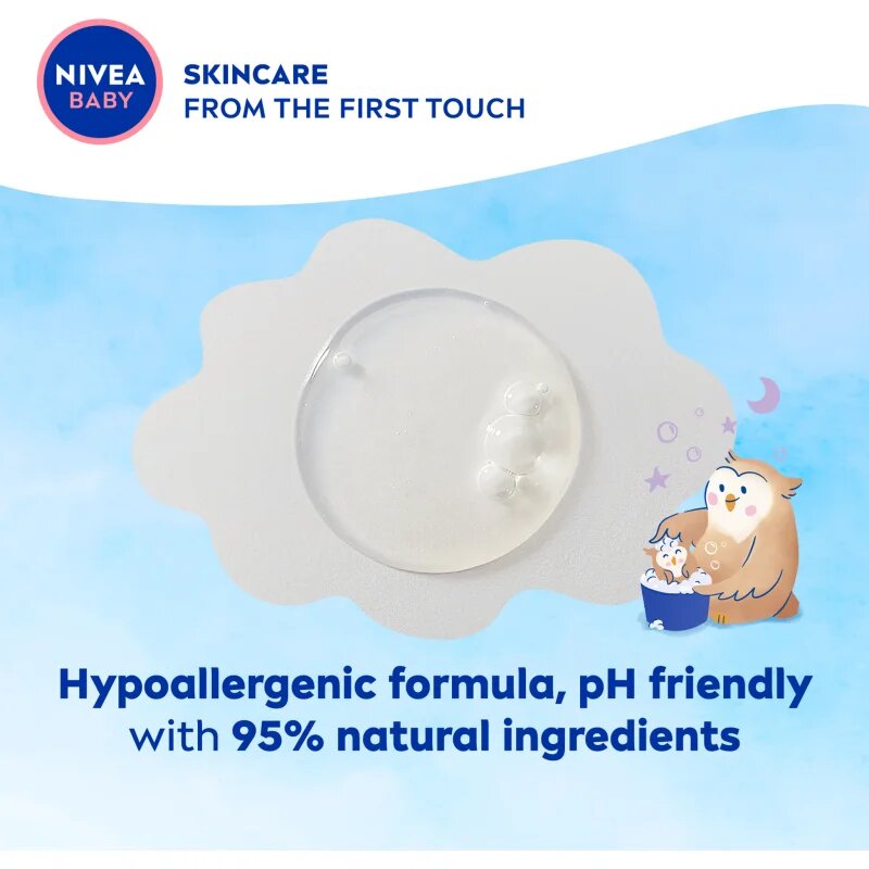 Nivea BABY sprchový gel na tělo a vlasy 200 ml
