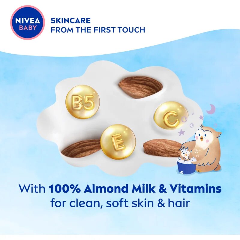 Nivea BABY sprchový gel na tělo a vlasy 500 ml