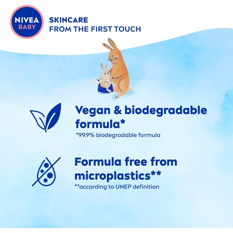 Nivea BABY Toddies vlhčené ubrousky pro děti 57 ks