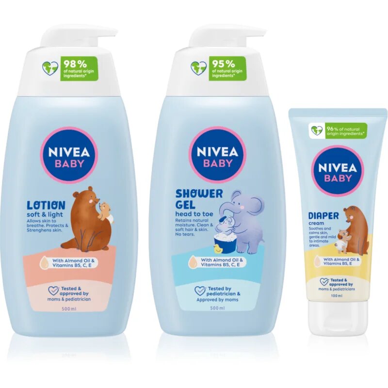 Nivea BABY výhodné balení pro dětskou pokožku