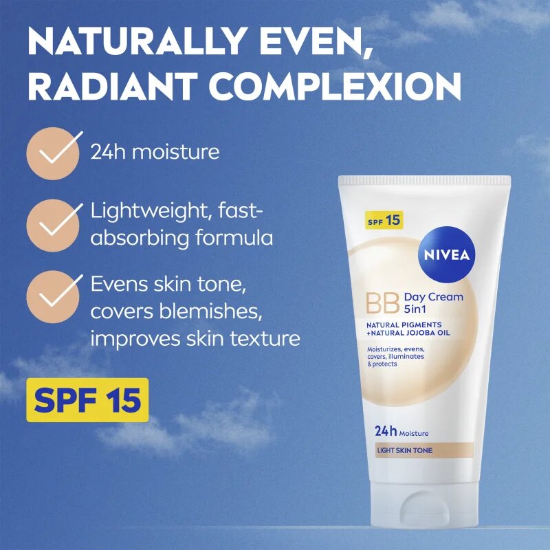 Nivea BB Cream denní krém odstín Light 50 ml