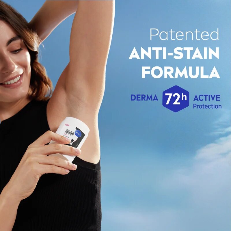 Nivea Black & White Invisible Clear tuhý antiperspirant výhodné balení