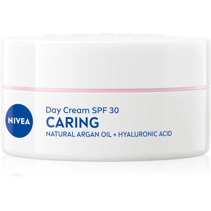 Nivea Caring výživný denní krém pro suchou pleť SPF 30 50 ml