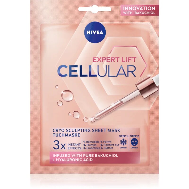 Nivea Cellular Expert Lift plátýnková maska vyplňující vrásky 1 ks