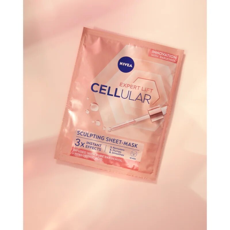 Nivea Cellular Expert Lift plátýnková maska vyplňující vrásky 1 ks