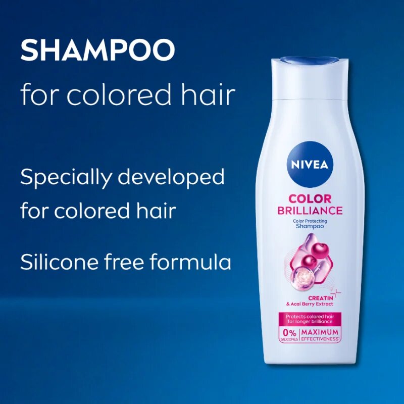 Nivea Color Brilliance pečující šampon pro barvené vlasy 400 ml