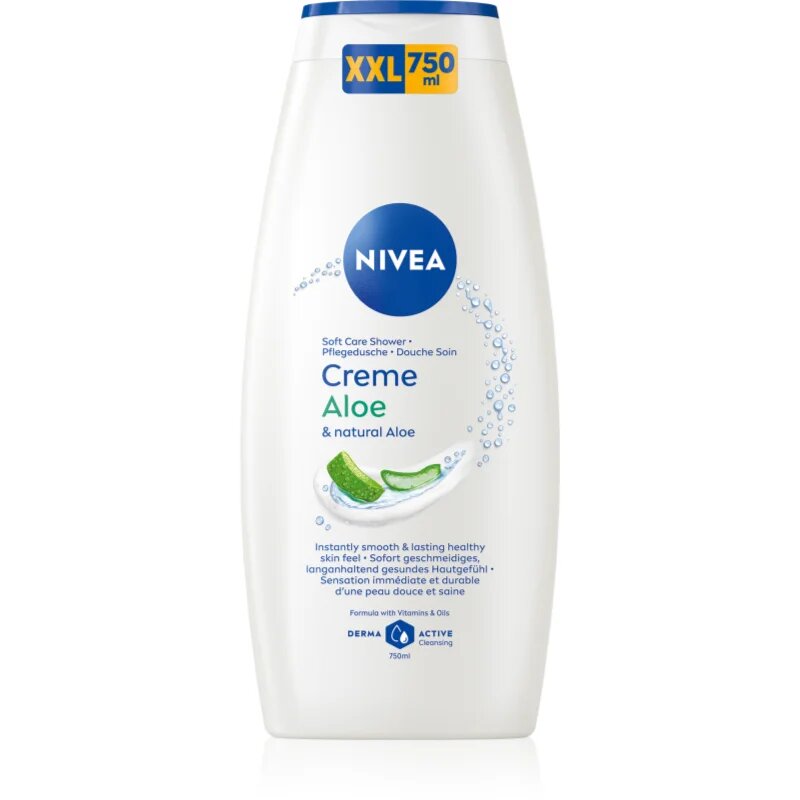 Nivea Creme Aloe pečující sprchový gel 750 ml