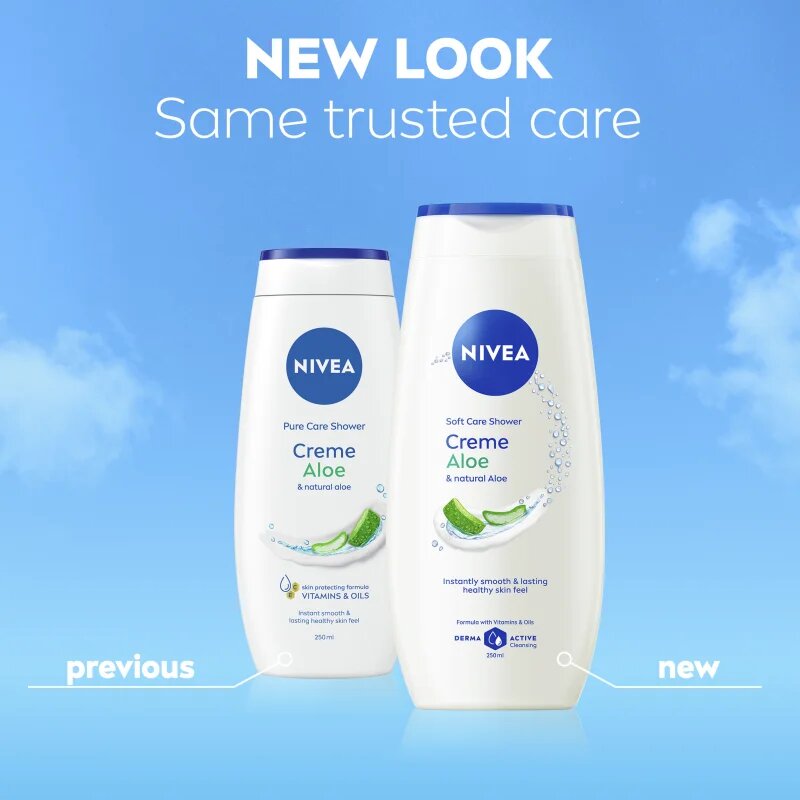 Nivea Creme Aloe pečující sprchový gel 750 ml
