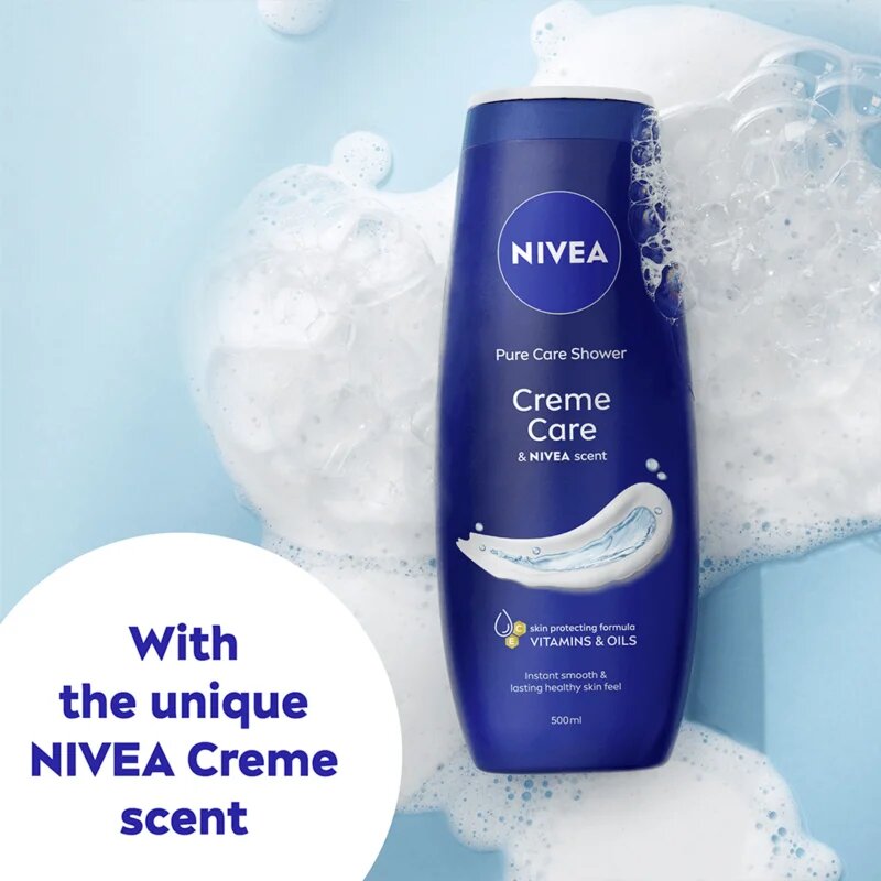 Nivea Creme Care krémový sprchový gel výhodné balení 2 x 500 ml