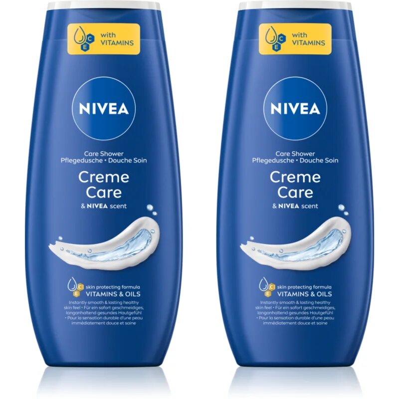 Nivea Creme Care pečující sprchový gel výhodné balení