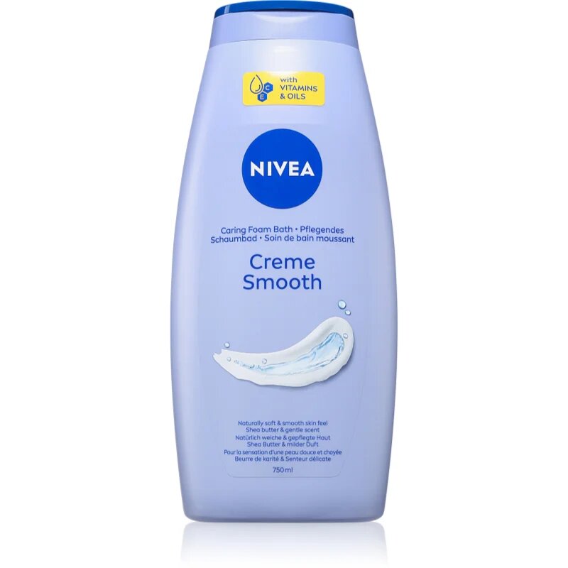 Nivea Creme Smooth krémový sprchový gel 750 ml