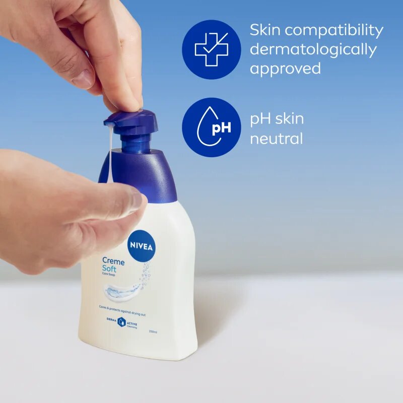 Nivea Creme Soft krémové tekuté mýdlo 250 ml