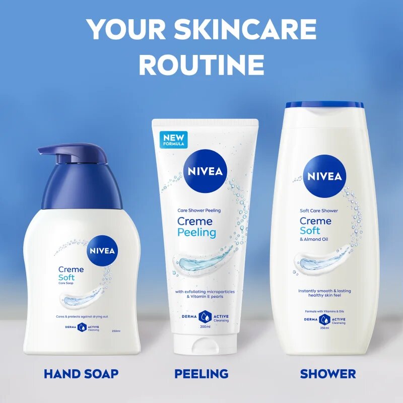 Nivea Creme Soft krémové tekuté mýdlo 250 ml
