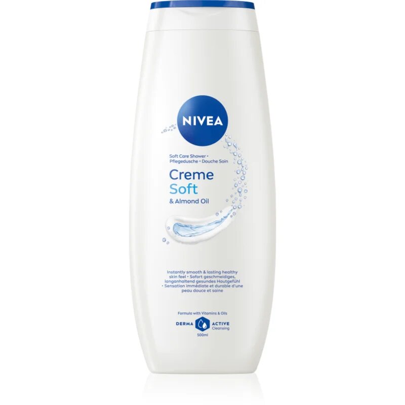 Nivea Creme Soft krémový sprchový gel maxi 500 ml