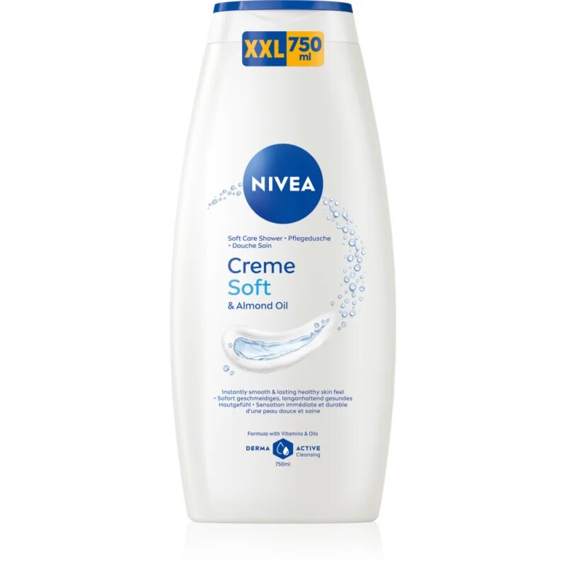 Nivea Creme Soft pečující sprchový gel 750 ml