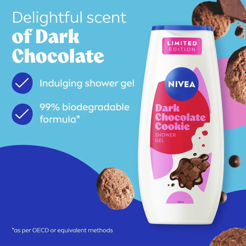 Nivea Dark Chocolate sprchový gel 250 ml