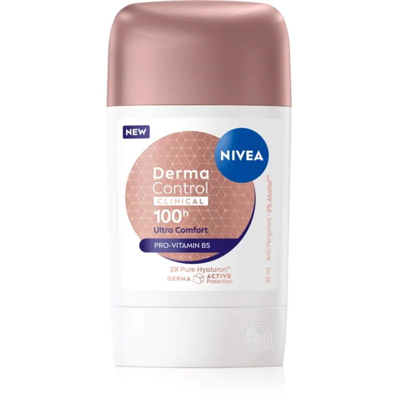 Nivea Derma Control Clinical Ultra Comfort tuhý antiperspirant 50 ml