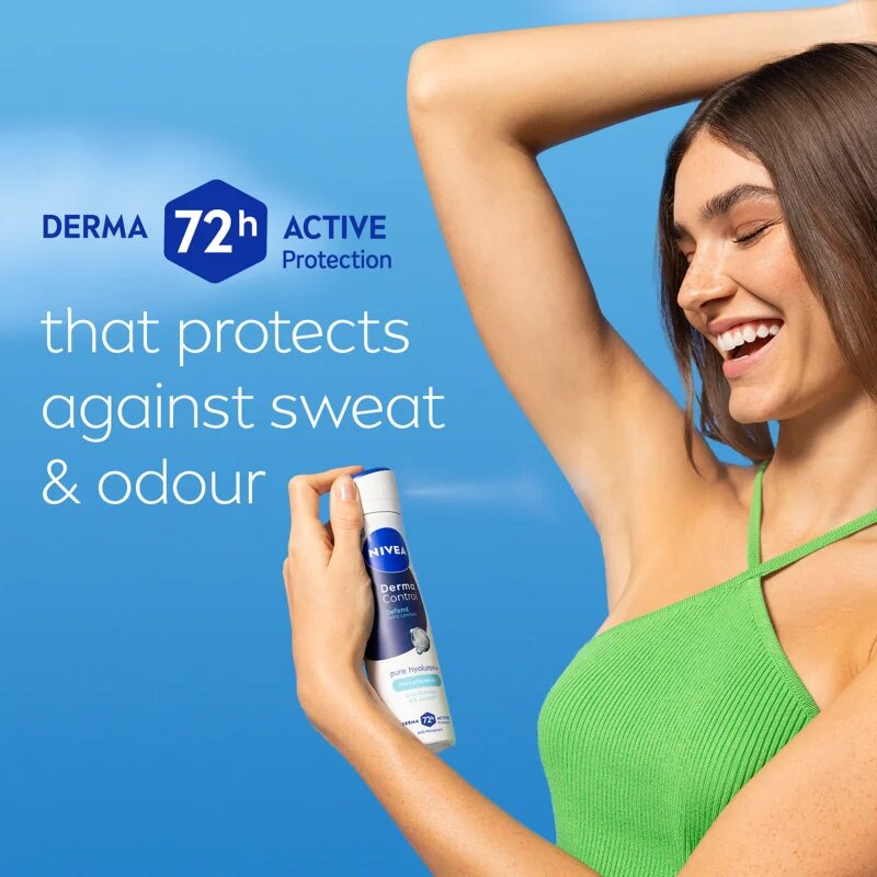 Nivea Derma Control Defend antiperspirant ve spreji pro podrážděnou pokožku 150 ml