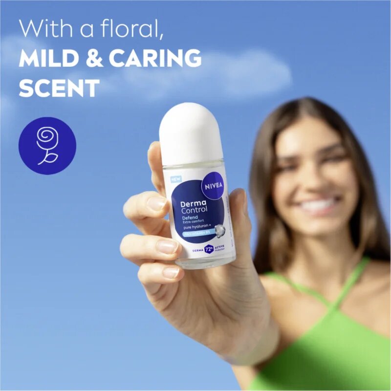Nivea Derma Control Defend kuličkový antiperspirant 72h 50 ml