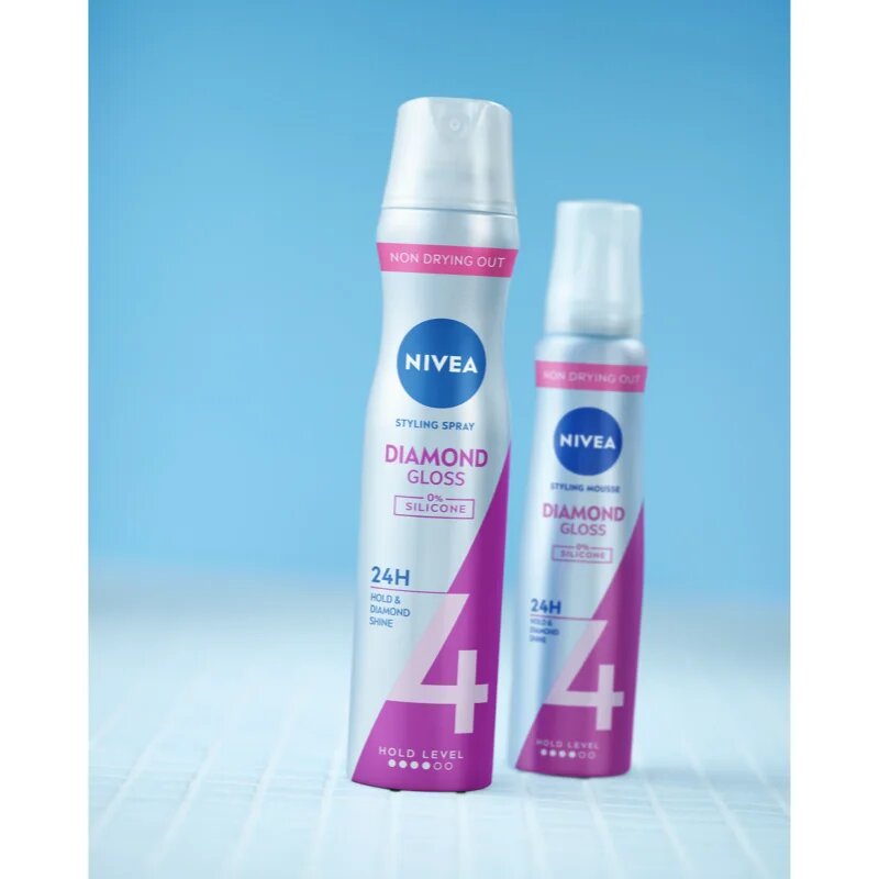 Nivea Diamond Gloss lak na vlasy 250 ml