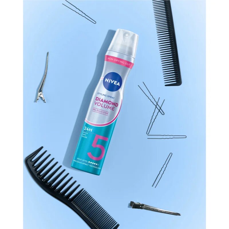 Nivea Diamond Volume lak na vlasy 250 ml