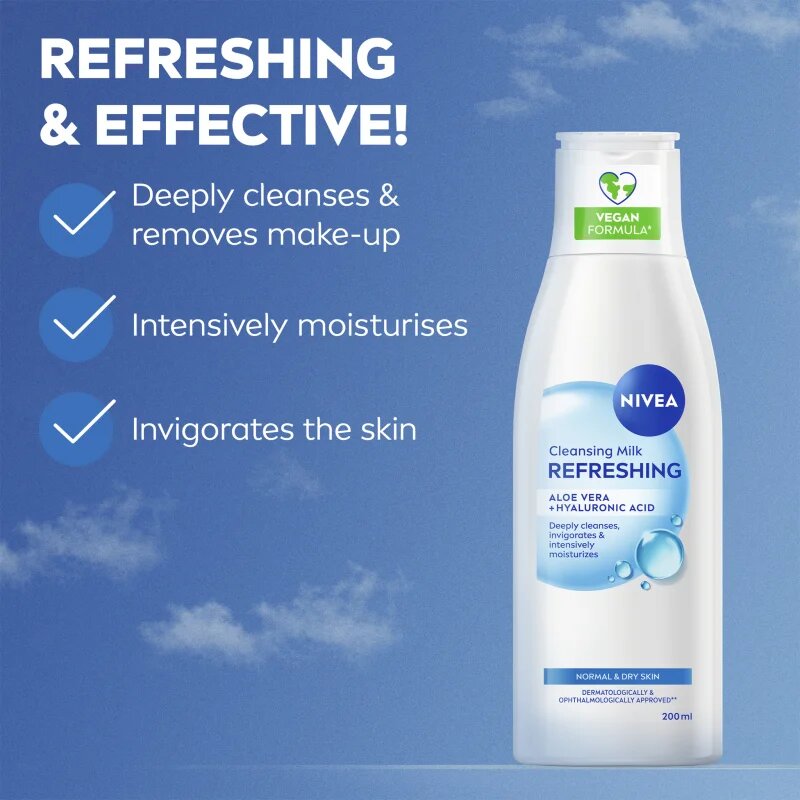 Nivea Face Cleansing čisticí pleťové mléko 200 ml