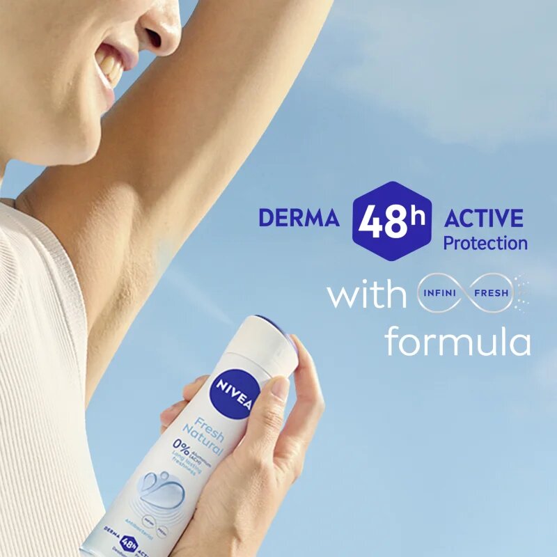 Nivea Fresh Natural deodorant ve spreji pro ženy 150 ml