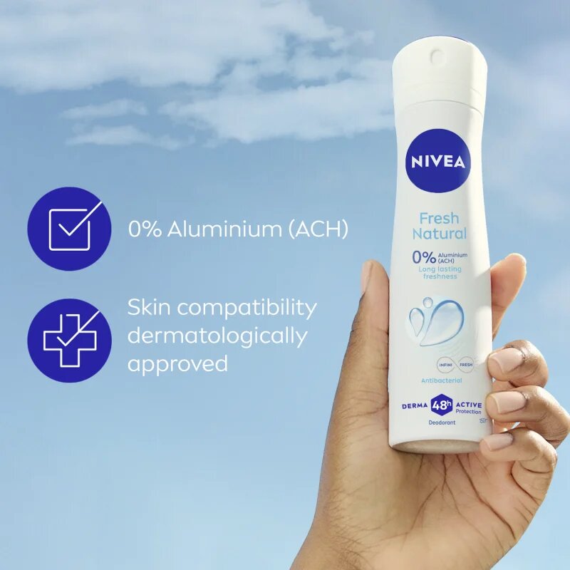 Nivea Fresh Natural deodorant ve spreji pro ženy 150 ml